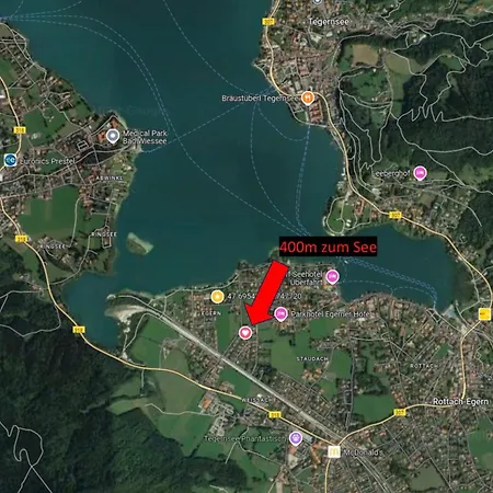Апартаменты Garten 2-zimmer Whg In Bestlage In Rottach-egern, 400m Vom Роттах-Эгерн