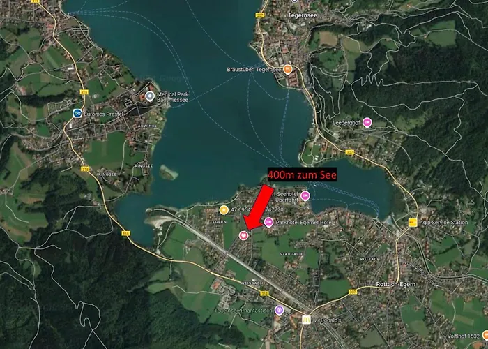 Lejlighed Garten 2-zimmer Whg In Bestlage In Rottach-egern, 400m Vom Rotta